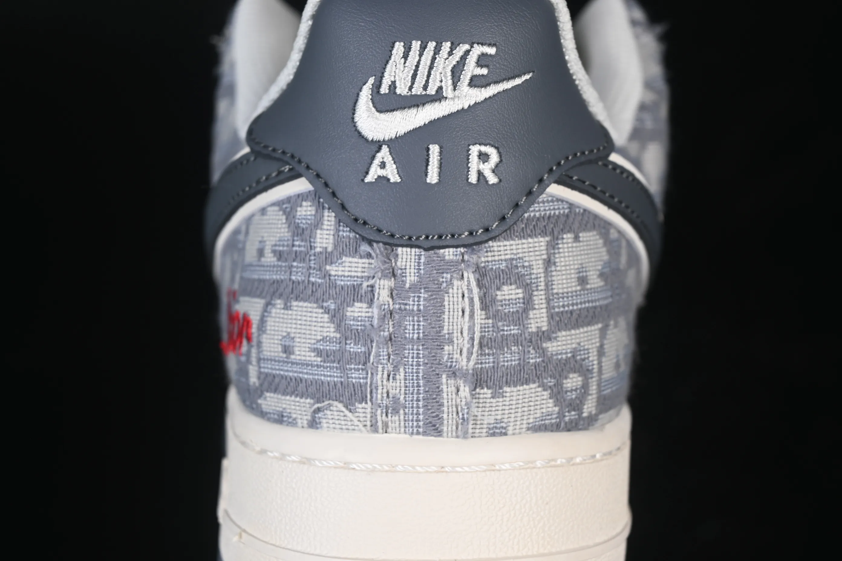 All categories Nk Air Force 1 Air Force series Nk Air Force 1 Low Air Force low top Nike Air Force 1'07 Low Dior joint pattern beige gray red Air Force 1 low top casual sneakers MZ9588-807